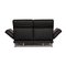 Black Leather 2-Seater Moule Sofa with Sleeping Function from Brühl & Sippold, Image 10