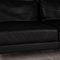 Black Leather 2-Seater Moule Sofa with Sleeping Function from Brühl & Sippold 5
