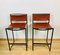 Natural Leather Barstools by G. Belotti for Alias, 1970s, Italy, Set of 2 2