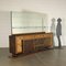 Buffet in Walnut and Burl Veneer with Mirror, Italy, 1920s-1930s 2