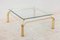 Italian Organic Brass Coffee Table with Abstract Swan Neck, 1980s 5