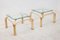 Vintage Brass Side Tables with Abstract Swan Neck, Set of 2 3