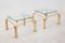 Vintage Brass Side Tables with Abstract Swan Neck, Set of 2, Image 3
