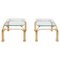 Vintage Brass Side Tables with Abstract Swan Neck, Set of 2, Image 1