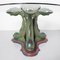 Polychrome Carved Wood Koi Fish Pedestal Dining Table 5