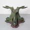 Polychrome Carved Wood Koi Fish Pedestal Dining Table 14