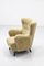 Vintage Sheep Skin Lounge Chair by Alfred Christensen for Slagelse Møbelværk, Denmark 10