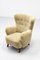 Vintage Sheep Skin Lounge Chair by Alfred Christensen for Slagelse Møbelværk, Denmark, Image 3