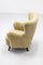 Vintage Sheep Skin Lounge Chair by Alfred Christensen for Slagelse Møbelværk, Denmark 2