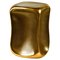 Square Ceramic Black and Gold Side Table, Image 1