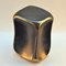 Square Ceramic Black and Gold Side Table, Image 4
