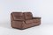 Buffalo Leather Ds 66 2-Seats Sofa with Poof from De Sede 6