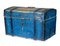 Kleine schwedische Dome Top Box aus lackiertem Kiefernholz, 19. Jh 1