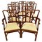 Antique Mahogany Dining Chairs, Set of 10 1