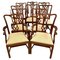 Antique Mahogany Dining Chairs, Set of 10, Image 1