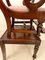 Antique William IV Mahogany Child’s Armchair and Stand 4