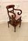 Antique William IV Mahogany Child’s Armchair and Stand 17