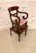 Antique William IV Mahogany Child’s Armchair and Stand, Image 17