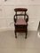 Antique William IV Mahogany Child’s Armchair and Stand, Image 9