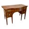 Antique George III Mahogany Serpentine Shaped Side Table, Image 1