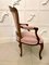 Antique French Louis XV Carved Walnut Armchairs, Set of 2 5