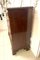 Antique George III Figured Mahogany Tall Chest of Five Drawers, Image 2