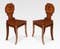 Mahogany Hall Chairs, Set of 2 1