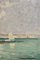 Henry Maurice Cahours, Barche a vela, Francia, 1930, olio su tela, Immagine 3