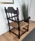 Mid-Century Italian Carved Wood & Cord Woven Rope Throne Armchair, 1960s, Image 5