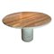 Travertine Dining Table by Angelo Mangiarotti for Up & Up, Italy, 1970s 1