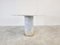 Vintage White Marble Round Dining Table, 1970s 4