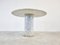 Vintage White Marble Round Dining Table, 1970s, Image 5