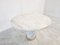 Tavolo da pranzo rotondo vintage in marmo bianco, anni '70, Immagine 6