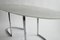 Carrara Marble Console Table with Chrome Legs by Vittorio Introini, Italy, 1970s 12