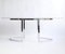 Carrara Marble Console Table with Chrome Legs by Vittorio Introini, Italy, 1970s 3