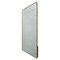Extra Large Mid-Century Rectangular Mirror with Brass Frame, Italy, 1960s, Image 1