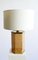 Rattan, Acrylic Glass and Brass Table Lamp, Italy, 1970s, Image 2