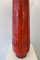 Lámpara Mid-Century grande de cerámica roja, años 50, Imagen 6