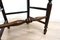 Antiker edwardianischer Beistellstuhl aus geflochtenem Eichenholz 10