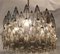 Grey Poliedri Murano Glass Chandelier, Image 5