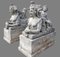 Italienische Sphinx Kalkstein Statuen, 1970, 2er Set 2