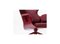 Walnut Plywood & Granat Upholstery Lounge Armchair by Jaime Hayon 3