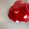 German Red Glass Table Mushroom Desktop Light from Hustadt Lights, 1970s, Image 13