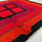 Pop Art Danish Wool Rya Rug Tapestry by Verner Panton for Hojer Eksport Wilton, 1970s 8