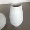 Vases Feuille Op Art en Porcelaine par Heinrich Selb, Allemagne, 1970s, Set de 3 14