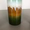 German Multicolor Fat Lava Vase Pottery by Scheurich, 1970s, Set of 3 7