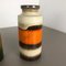 German Multicolor Fat Lava Vase Pottery by Scheurich, 1970s, Set of 3 14