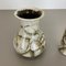 German Ceramic Studio Pottery Vase by Gerhard Liebenthron, 1980s, Set of 2 4