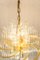 German Gilt Brass and Crystal Glass Rods Chandelier by Palwa, 1970s 13