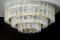 German Murano Ice Glass Tubes Chandelier by Doria, 1960s, Image 7